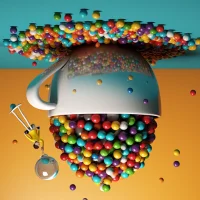 Filled Glass 2 No Gravity